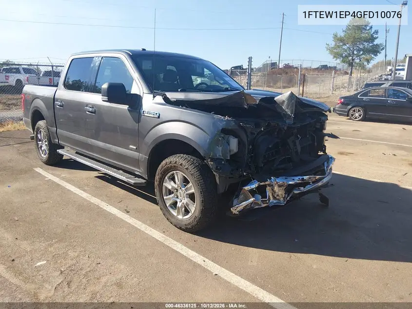 2016 Ford F-150 Xlt VIN 1FTEW1EP4GFD10076 фото 2