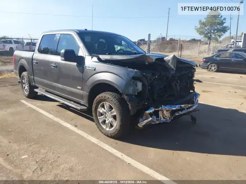 1FTEW1EP4GFD10076 — 2016 Ford F-150, Передняя часть, фото до ремонта