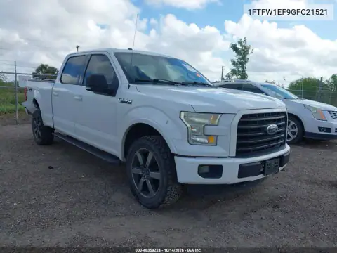 1FTFW1EF9GFC21521 — 2016 Ford F-150, фото 2 с аукциона IAAI, Левый и правый бока