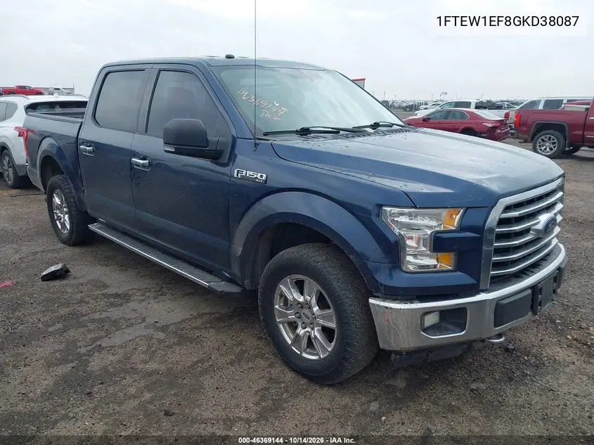 1FTEW1EF8GKD38087 — 2016 Ford F-150, фото 2 с аукциона IAAI, Град