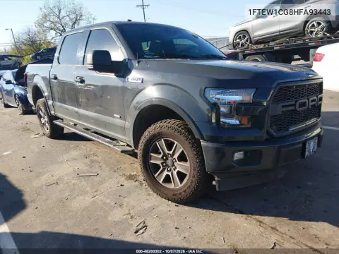 1FTEW1CG8HFA93443 — 2017 Ford F-150, Передний левый, фото до ремонта
