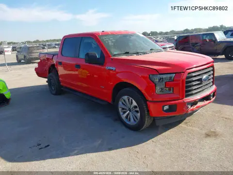 2017 Ford F-150 Xl VIN 1FTEW1CP5HKC89802 фото 2