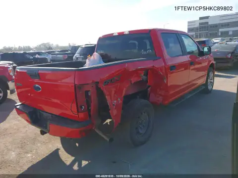 2017 Ford F-150 Xl VIN 1FTEW1CP5HKC89802 фото 5