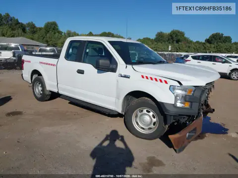 1FTEX1C89HFB35186 — 2017 Ford F-150, Передняя часть, фото до ремонта