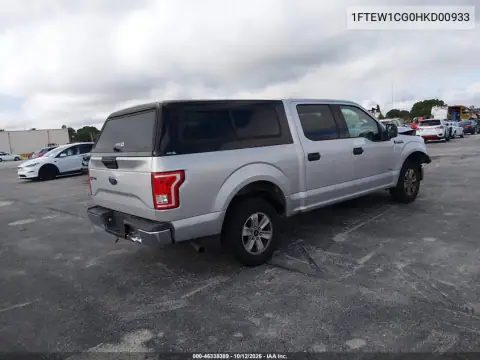 2017 Ford F-150 Xlt VIN 1FTEW1CG0HKD00933 фото 5