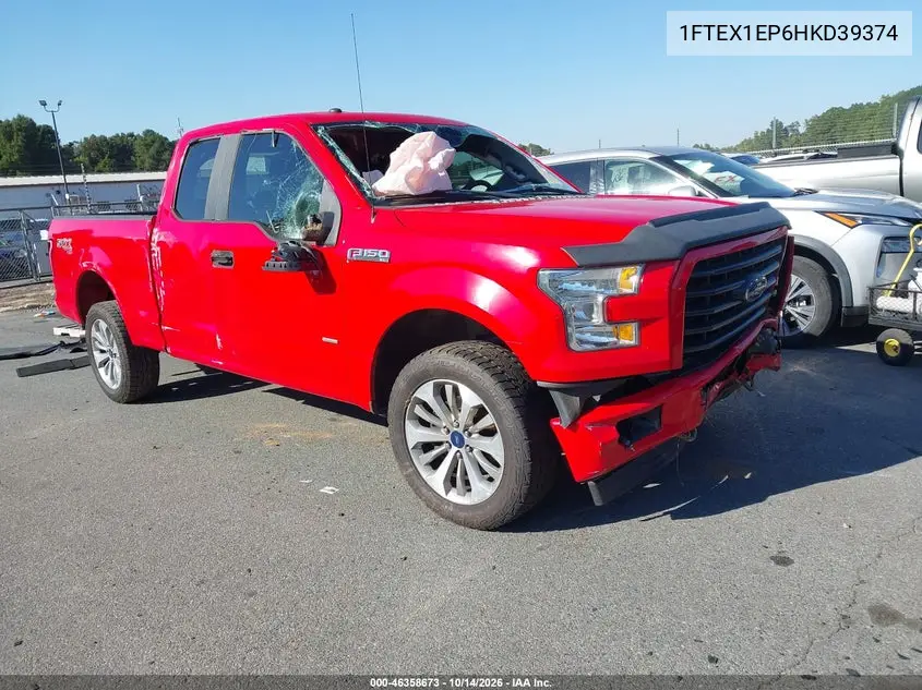 1FTEX1EP6HKD39374 — 2017 Ford F-150, фото 2 с аукциона IAAI, Повреждения со всех сторон
