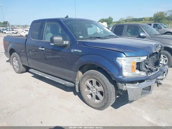 1FTEX1EP1JKC70972 Ford F-150 2018 — повреждение Передняя часть, фото до ремонта