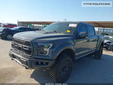 2018 Ford F-150 Raptor VIN 1FTFW1RG8JFD33690 фото 3