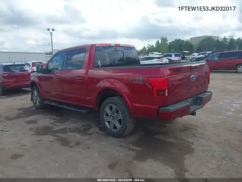 1FTEW1E53JKD32017 — 2018 Ford F-150, фото 3 с аукциона IAAI, Передняя часть