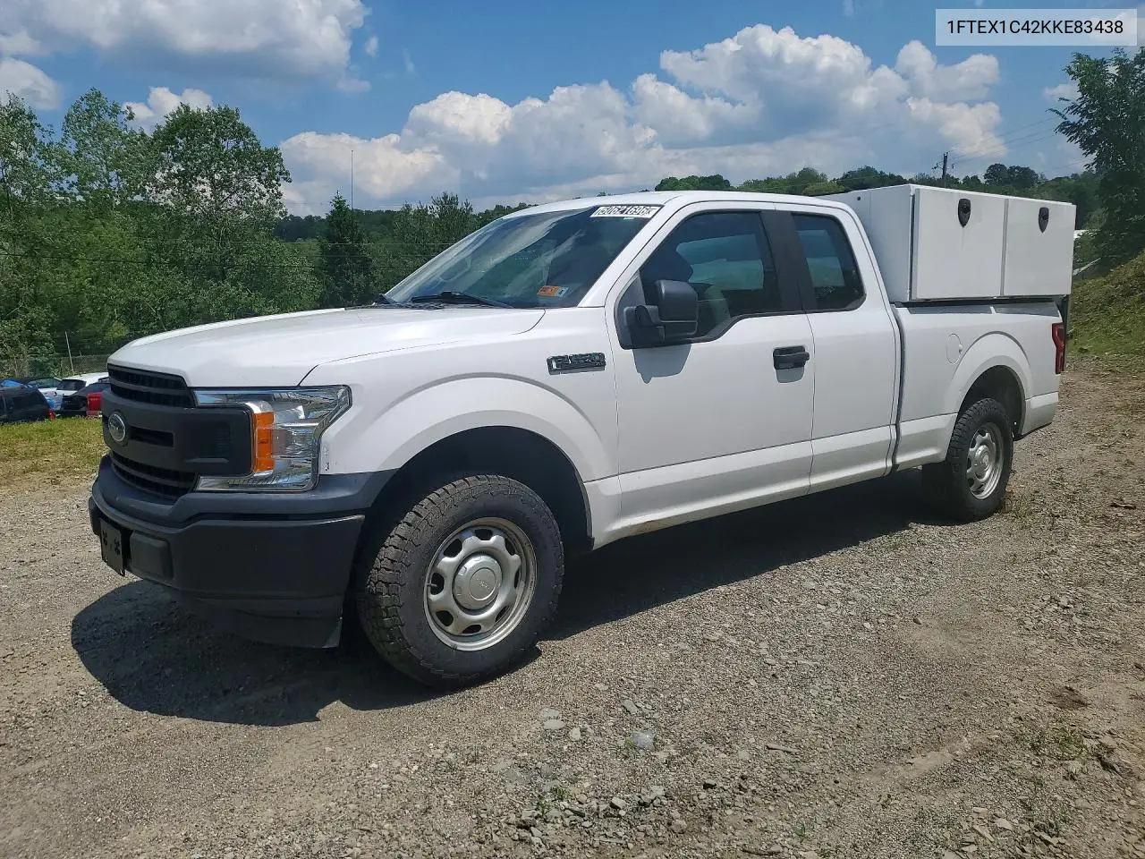 1FTEX1C42KKE83438 Ford F-150 2019 — повреждение состояние до ремонта, фото до ремонта