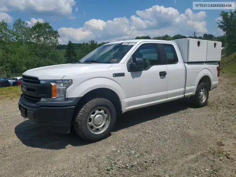 1FTEX1C42KKE83438 — 2019 Ford F-150, фото до ремонта