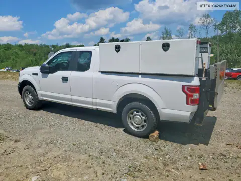 1FTEX1C42KKE83438 — 2019 Ford F-150, фото 2 с аукциона IAAI 28.10.2026, состояние до ремонта