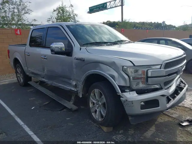 1FTEW1E48KFB17928 — 2019 Ford F-150, Передняя часть (Front End), фото до ремонта