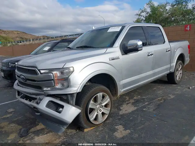 1FTEW1E48KFB17928 — 2019 Ford F-150, фото 2 с аукциона IAAI 14.10.2026, Передняя часть