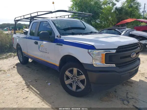 1FTEX1CB5KKD02685 — 2019 Ford F-150, Передняя часть слева (Left Front), фото до ремонта