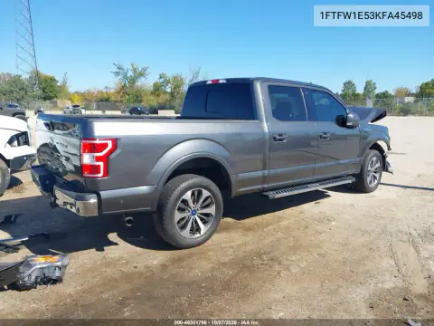 2019 Ford F-150 Lariat VIN 1FTFW1E53KFA45498 фото 5