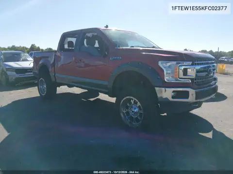 1FTEW1E55KFC02377 — 2019 Ford F-150, Правая сторона, фото до ремонта