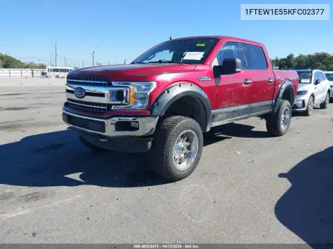 2019 Ford F-150 Xlt VIN 1FTEW1E55KFC02377 фото 2