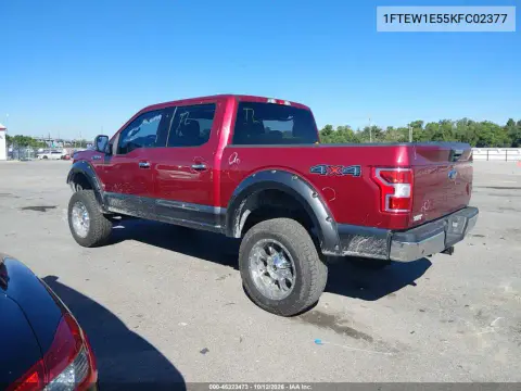 2019 Ford F-150 Xlt VIN 1FTEW1E55KFC02377 фото 3