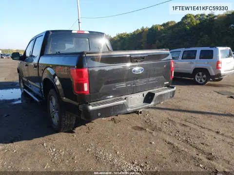1FTEW1E41KFC59330 — 2019 Ford F-150, фото 3 с аукциона IAAI, Повреждение рамы