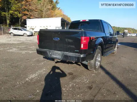 1FTEW1E41KFC59330 — 2019 Ford F-150, фото 4 с аукциона IAAI, Повреждение рамы