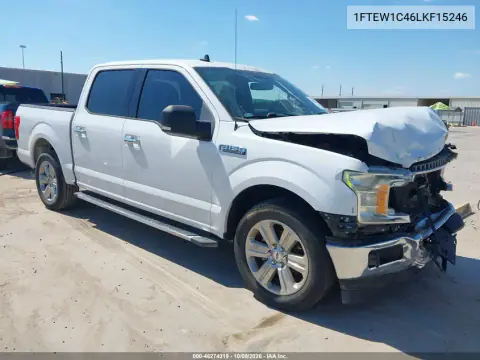1FTEW1C46LKF15246 — 2020 Ford F-150, Передний левый, фото до ремонта