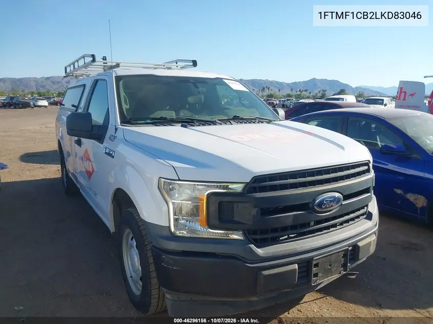 2020 Ford F-150 Xl VIN 1FTMF1CB2LKD83046 фото 2