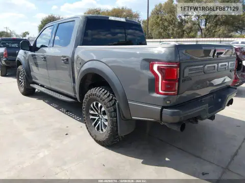 2020 Ford F-150 Raptor VIN 1FTFW1RG6LFB87129 фото 4