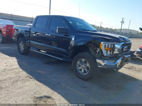 1FTEW1EP0MFB93155 — 2021 Ford F-150, Передняя часть слева (Left Front), фото до ремонта
