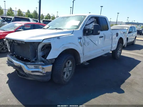 1FTFX1E54MKD57109 — 2021 Ford F-150, фото 2 с аукциона IAAI, Опрокидывание