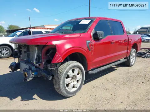 2021 Ford F-150 Xlt VIN 1FTFW1E81MKD90291 фото 3