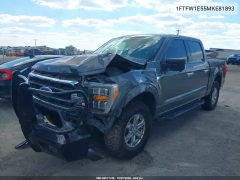 2021 Ford F-150 Xlt VIN 1FTFW1E55MKE81893 фото 3