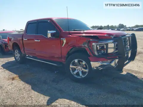 1FTFW1E58MKE33496 — 2021 Ford F-150, Не указано, фото до ремонта