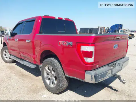 1FTFW1E58MKE33496 — 2021 Ford F-150, фото 4 с аукциона IAAI, Не указано