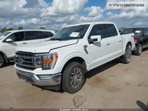 2021 Ford F-150 Lariat VIN 1FTFW1E58MFB16326 фото 3