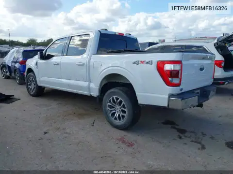 2021 Ford F-150 Lariat VIN 1FTFW1E58MFB16326 фото 4