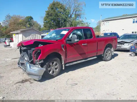 1FTFX1E80MKE22502 — 2021 Ford F-150, фото 3 с аукциона IAAI, Передняя часть