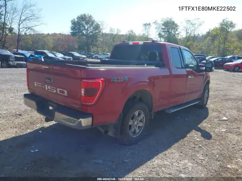 1FTFX1E80MKE22502 — 2021 Ford F-150, фото 5 с аукциона IAAI, Передняя часть