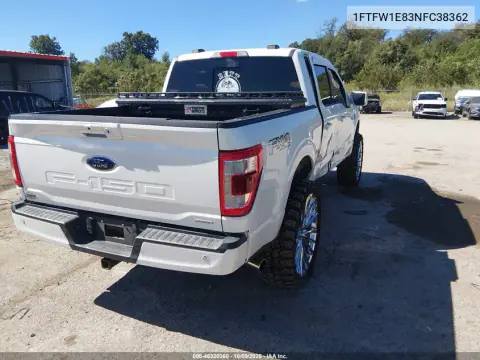 2022 Ford F-150 Lariat VIN 1FTFW1E83NFC38362 фото 5
