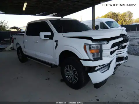 1FTEW1EP1NKD44822 — 2022 Ford F-150, Передняя часть, фото до ремонта