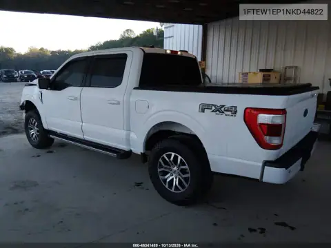 1FTEW1EP1NKD44822 — 2022 Ford F-150, фото 4 с аукциона IAAI, Передняя часть