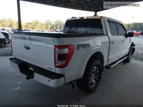 1FTEW1EP1NKD44822 — 2022 Ford F-150, Передняя часть, фото до ремонта