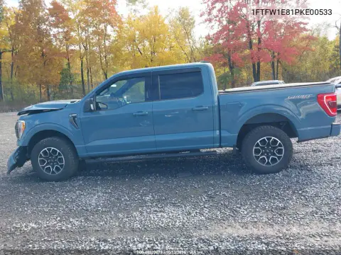 1FTFW1E81PKE00533 — 2023 Ford F-150, Передняя часть, фото до ремонта