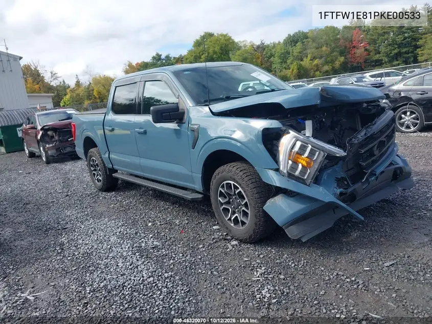 2023 Ford F-150 Xlt VIN 1FTFW1E81PKE00533 фото 2