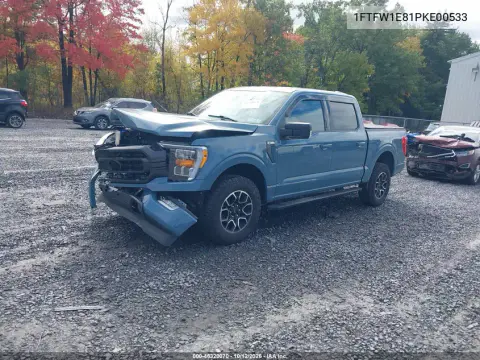 2023 Ford F-150 Xlt VIN 1FTFW1E81PKE00533 фото 3