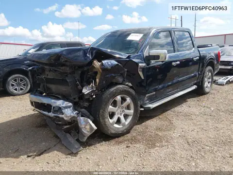 1FTFW1ED6PFC40963 — 2023 Ford F-150, фото 3 с аукциона IAAI, Передняя часть