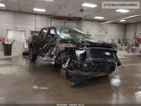 1FTEW2LP3RKE45892 — 2024 Ford F-150, Правая сторона, фото до ремонта
