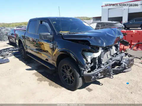 1FTFW2L50RKF08286 — 2024 Ford F-150, Передняя часть, фото до ремонта