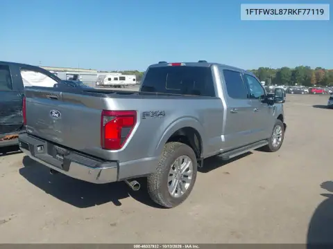 1FTFW3L87RKF77119 — 2024 Ford F-150, фото 5 с аукциона IAAI, Передний левый