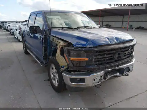 1FTFW3L85SKE20078 — 2025 Ford F-150, Передняя часть, фото до ремонта